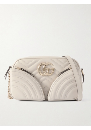 Gucci - Gg Marmont 2.0 Matelassé Leather Shoulder Bag - White - One size