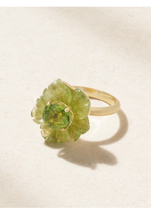 Irene Neuwirth - Tropical Flower 18-karat Gold Tourmaline Ring - 7