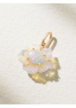 Irene Neuwirth - Tropical Flower 18-karat Rose Gold Opal Pendant - One size