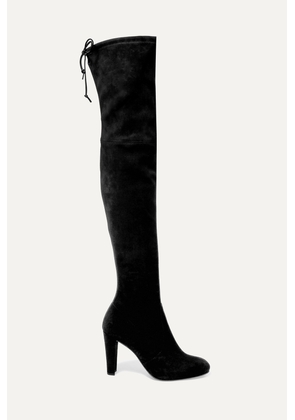 Stuart Weitzman - Highland Stretch-suede Over-the-knee Boots - Black - IT35,IT38.5,IT39.5,IT40.5,IT41,IT41.5,IT42