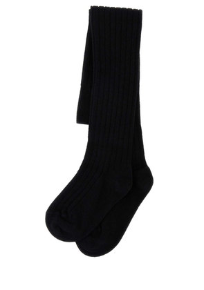 Prada Black Stretch Wool Blend Socks