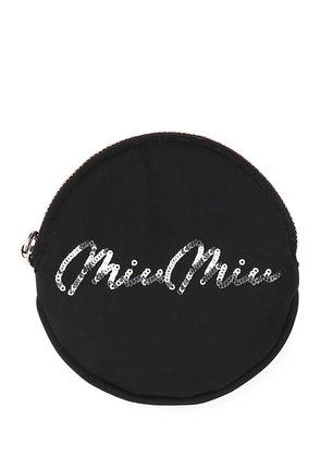 Miu Miu Black Satin Comb Holder