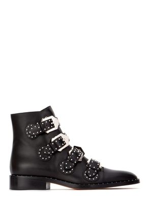 Givenchy Black Leather Ankle Boots
