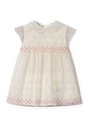 Gucci Kids Tulle Embroidered Dress (3-24 Months)