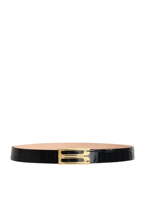 Victoria Beckham Leather Frame Belt