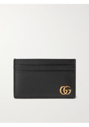 Gucci - GG Marmont Full-Grain Leather Cardholder - Men - Black