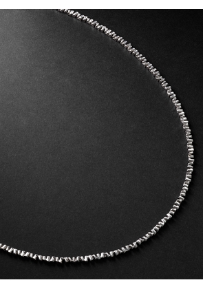 Suzanne Kalan - 18-Karat White Gold Tennis Necklace - Men - Gold