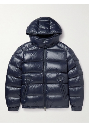 Moncler - Maya Quilted Shell Hooded Down Jacket - Men - Blue - 1