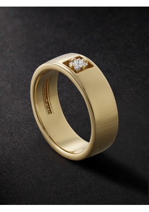 Suzanne Kalan - 18-Karat Gold Diamond Ring - Men - Gold - 10