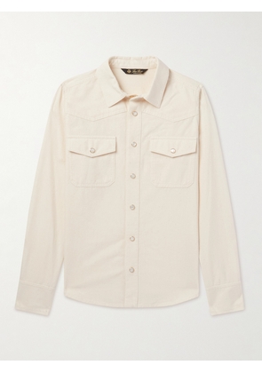 Loro Piana Kids - Cotton-Chambray Shirt - Men - Neutrals - Age 6