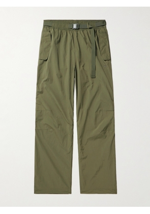 adidas Originals - Adventure Straight-Leg Belted Recycled-Nylon Cargo Trousers - Men - Green - XS