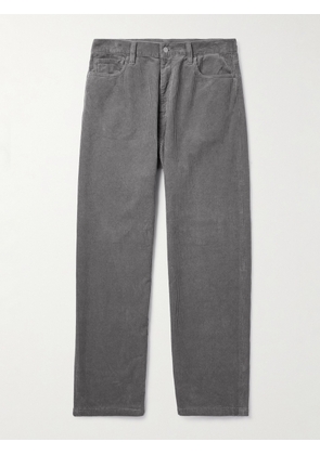 Carhartt WIP - Landon Straight-Leg Cotton-Corduroy Trousers - Men - Gray - UK/US 28