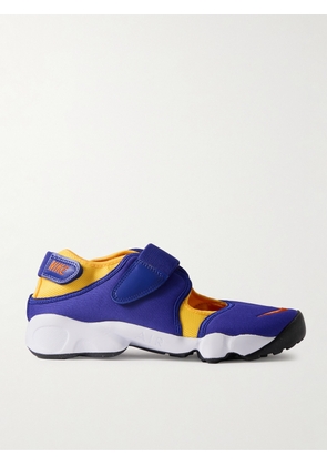 Nike - Air Rift Split-Toe Leather-Trimmed Mesh Sneakers - Men - Blue - US 5
