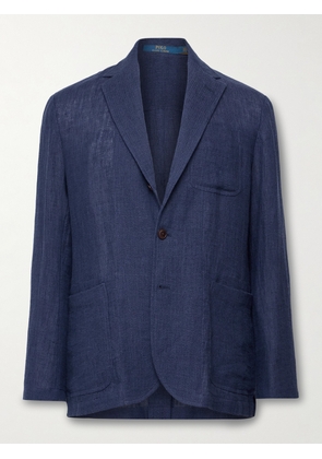 Polo Ralph Lauren - Textured-Linen Blazer - Men - Blue - UK/US 38