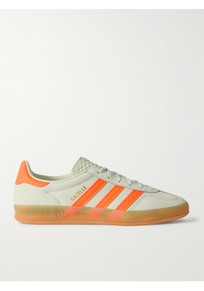 adidas Originals - Gazelle Indoor Leather Sneakers - Men - Orange - UK 5