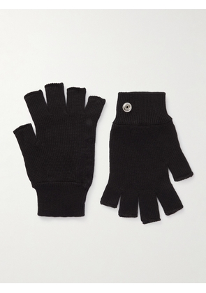 Rick Owens - Cashmere Fingerless Gloves - Men - Black