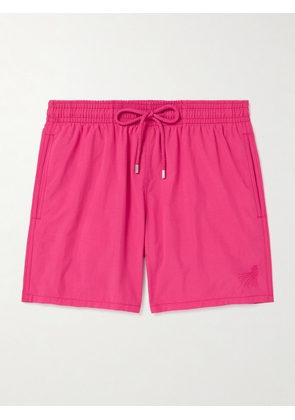 Vilebrequin - Moorea Straight-Leg Mid-Length ECONYL® Swim Shorts - Men - Pink - S