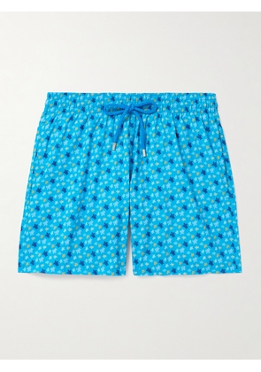 Vilebrequin - Mahina Straight-Leg Mid-Length Recycled Swim Shorts - Men - Blue - S