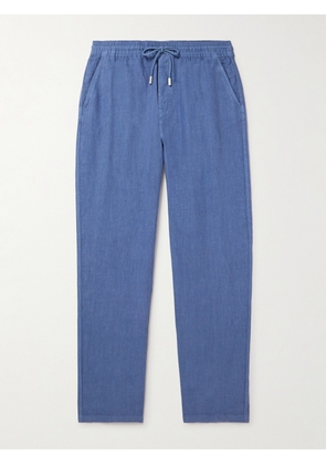 Vilebrequin - Pacha Straight-Leg Linen Drawstring Trousers - Men - Blue - S