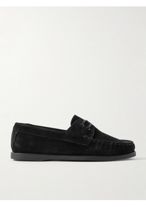 Saman Amel - City Moc Suede Boat Shoes - Men - Black - EU 40