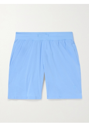 Lululemon - Vented Straight-Leg Perforated Recycled-Swift™ Tennis Shorts - Men - Blue - S