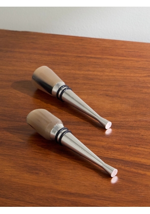 Brunello Cucinelli - Set of Two Horn and Stainless Steel Bottle Stoppers - Men - Neutrals