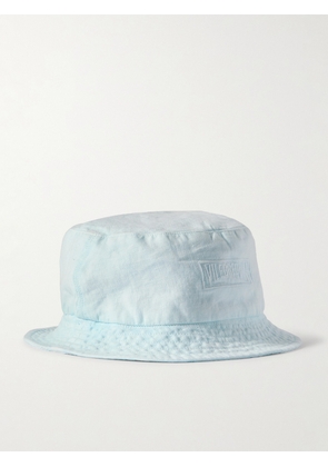 Vilebrequin - Bohème Logo-Embroidered Linen Bucket Hat - Men - Blue - M/L