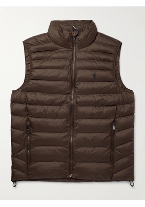 Polo Ralph Lauren - Colden Logo-Embroidered Padded Quilted Nylon Gilet - Men - Brown - S