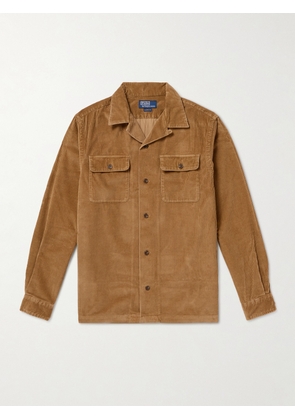 Polo Ralph Lauren - Convertible-Collar Cotton-Corduroy Shirt - Men - Brown - M