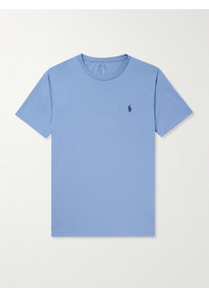 Polo Ralph Lauren - Logo-Embroidered Cotton-Jersey T-Shirt - Men - Blue - XS