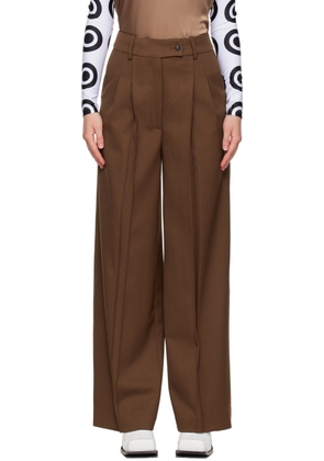 Loulou Studio SSENSE Exclusive Brown Mouro Trousers