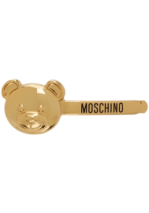 Moschino Gold Teddy Family Hair Clip
