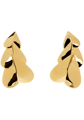ALAÏA Gold 'Le Caur Long' Earrings