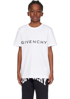 Givenchy Kids White Printed T-Shirt