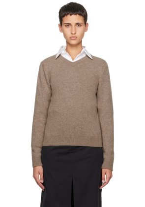 The Row Brown Enrica Sweater