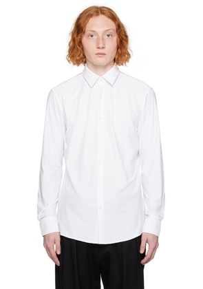 BOSS White Spread Collar Shirt