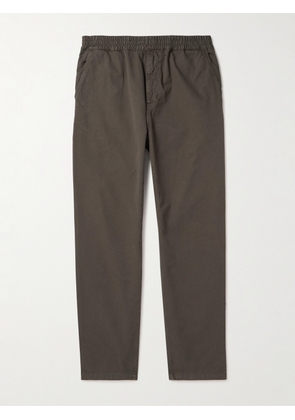 Carhartt WIP - Flint Straight-Leg Garment-Dyed Cotton-Twill Trousers - Men - Gray - XS