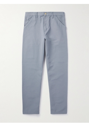 Carhartt WIP - Single Knee Straight-Leg Organic Cotton-Canvas Trousers - Men - Blue - UK/US 28