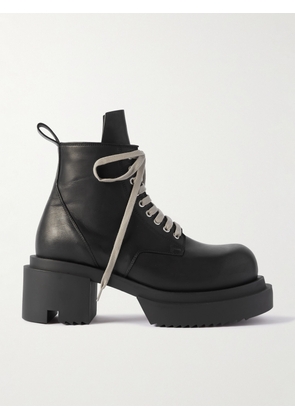 Rick Owens - Low Army Bogun Leather Boots - Men - Black - EU 40