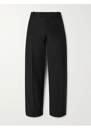 Alexander McQueen - Straight-Leg Wool and Mohair-Blend Suit Trousers - Men - Black - IT 48