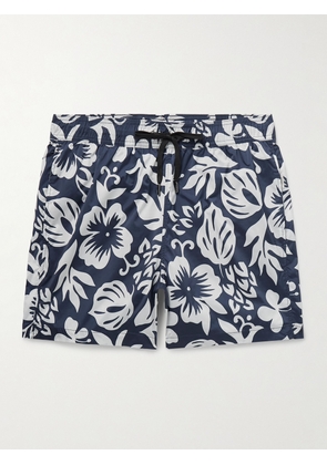 Onia - Charles Straight-Leg Mid-Length Floral-Print Swim Shorts - Men - Blue - S