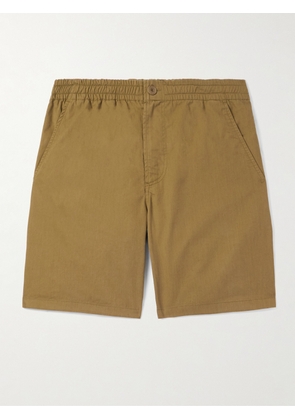 A.P.C. - Norris Straight-Leg Cotton-Twill Shorts - Men - Brown - S