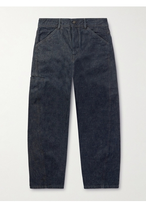LEMAIRE - Twisted Tapered Denim Trousers - Men - Blue - IT 44