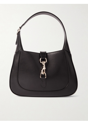 Gucci - Jackie Leather Shoulder Bag - Black - One size