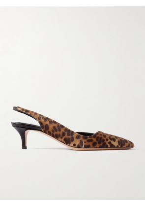 Isabel Marant - Piery Leopard-print Calf Hair Slingback Pumps - Animal print - FR36,FR37,FR38,FR39,FR40,FR41
