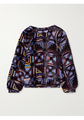 Isabel Marant - Dabia Printed Velvet Sweatshirt - Multi - FR34,FR36,FR38,FR40,FR42