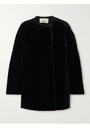 Isabel Marant - Doriane Oversized Padded Velvet Coat - Black - FR34,FR36,FR38,FR40,FR42