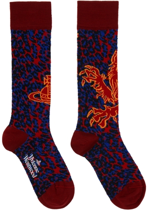 Vivienne Westwood Multicolor Leopard Socks