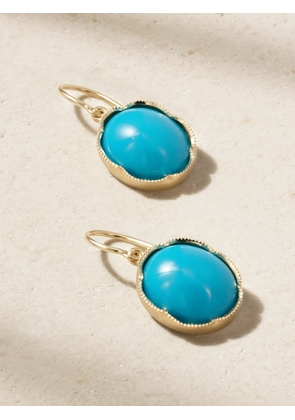 Irene Neuwirth - Classic 18-karat Gold Turquoise Earrings - One size