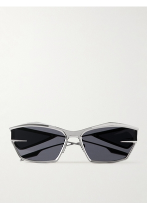 Givenchy - Giv Cut Cat-Eye Silver-Tone Sunglasses - Men - Silver
